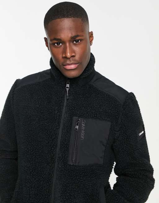 calvin klein zip through jacket