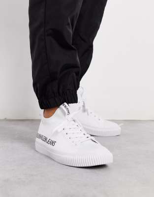 white trainers calvin klein