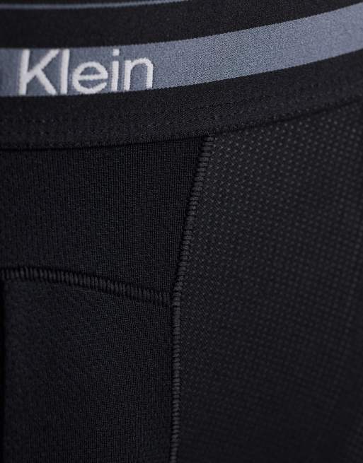 Calvin Klein – Icon Active – 3er-Pack eng geschnittene Boxershorts in Schwarz/Taupe/Minzgrün, 3 von 3