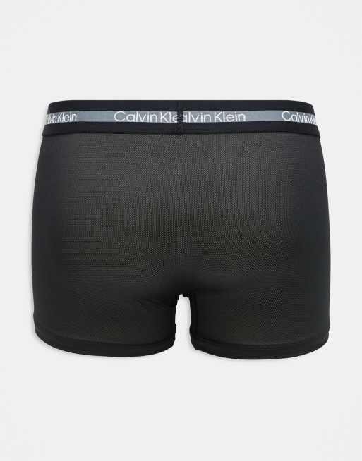 Calvin Klein – Icon Active – 3er-Set Unterhosen in Schwarz, 3 von 3