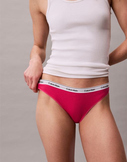 Calvin Klein – Icon – Bikini-Fit-Slip in Pink mit Logo, 3 von 4
