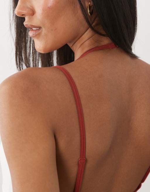 Calvin Klein Icon Cotton Lite lätt fodrad bralette i vitt, 3 av 4