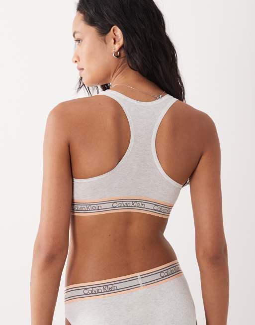 Calvin Klein – Icon Cotton Modal – Biała braletka niewyściełana, 4 z 4