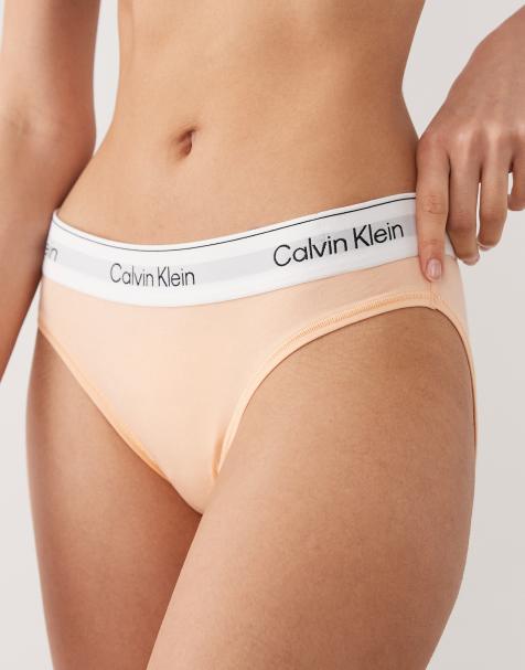 Calvin Klein Icon Cotton Modal bikini briefs in peach - view 1
