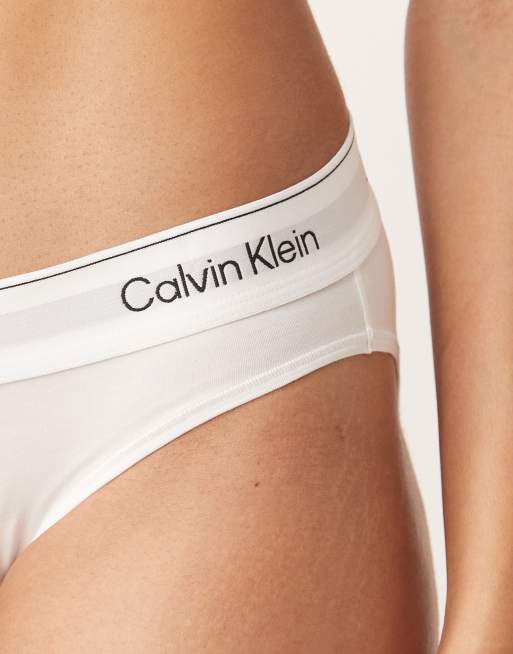 Calvin Klein Icon Cotton Modal bikini briefs in white