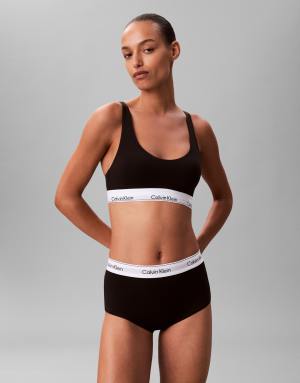Calvin Klein Icon Cotton Modal boyshort in black