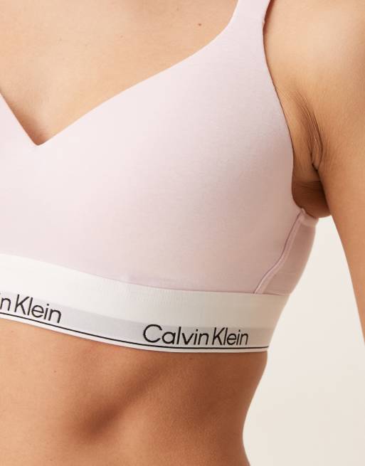 Calvin Klein - Icon Cotton Modal - Brassière - Rose clair, 4 de 4