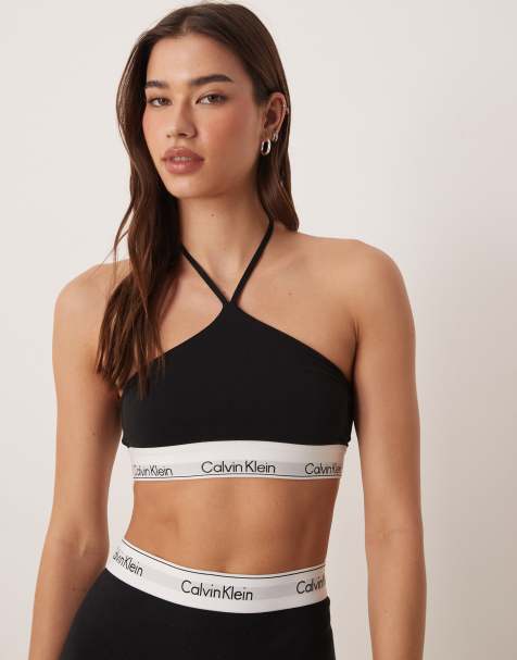 Calvin Klein – Icon Cotton Modal – Czarna braletka niewyściełana - view 1