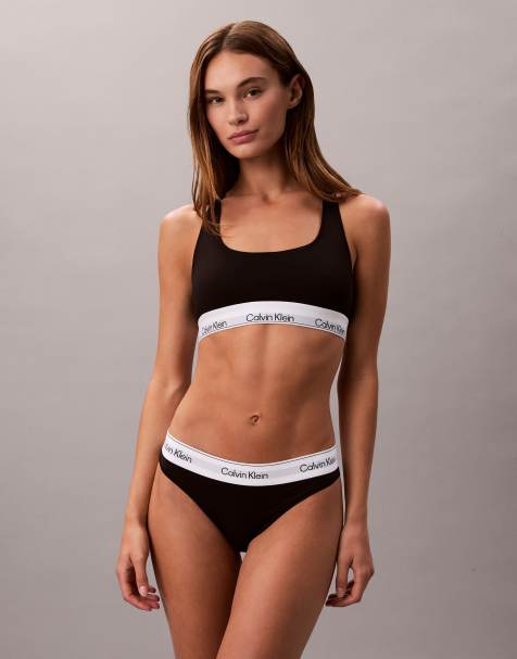 Calvin Klein Icon Cotton Modal mix and match set in black - view 1