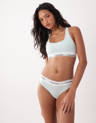 Calvin Klein Icon Cotton Modal Thong In White