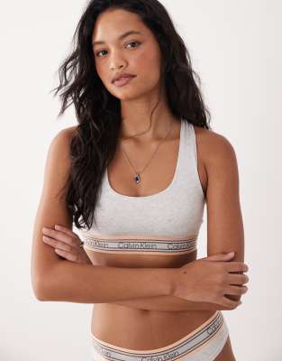 Icon Cotton Modal - Ungefüttertes Bustier in Weiß Weiß M