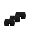 [Calvin Klein] Calvin Klein Icon Cotton Stretch 3 pack low rise trunks in triple black 44 BLACK
