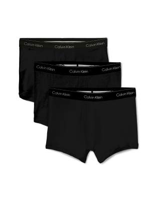 Joom Calvin Klein Herren Schwarz Bequeme Nahtlose Boxerbriefs Mit Logo-Abschluss 3Er-Pack Unterwäsche Lv00nb4392-Tm6 Cm - Bild 7