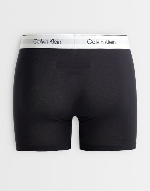 Calvin Klein Icon Cotton Stretch 5-pack boxerkalsonger i svart, 3 av 3
