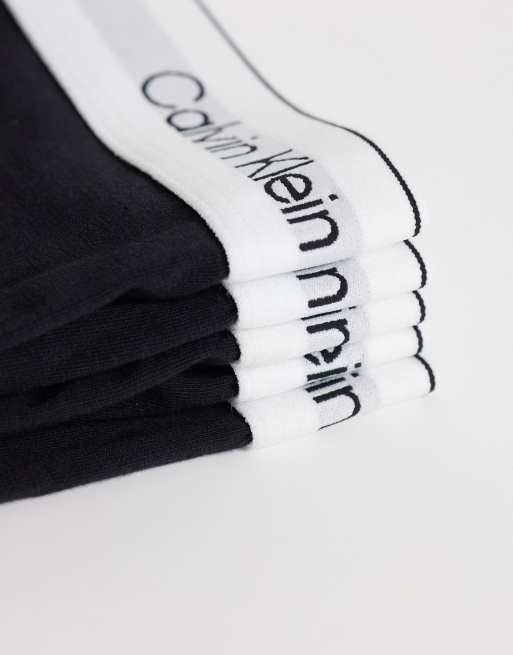 Calvin Klein Icon Cotton Stretch 5er-Pack Boxershorts in Schwarz, 2 von 3