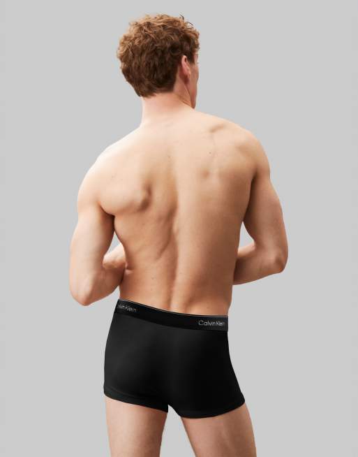 Calvin Klein - Icon - Cotton Stretch - Confezione da 3 boxer aderenti triplo nero, 3 di 3