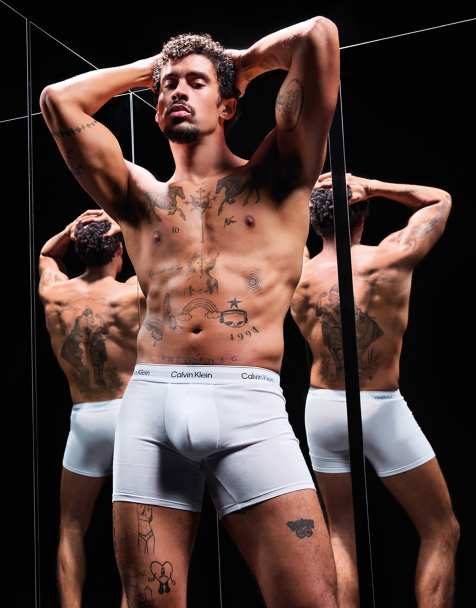 Calvin Klein - Icon - Cotton Stretch - Confezione da 3 boxer color bianco triplo - view 1