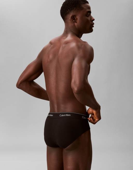 Calvin Klein - Icon - Cotton Stretch - Confezione da 3 slip neri, 4 di 4