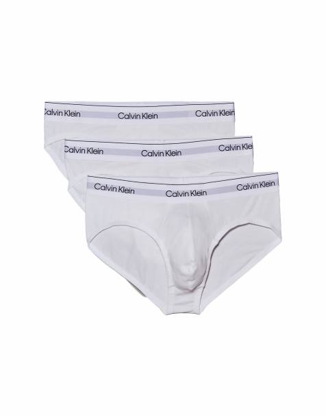 Calvin Klein - Icon - Cotton Stretch - Confezione da 3 slip triplo bianco - view 1