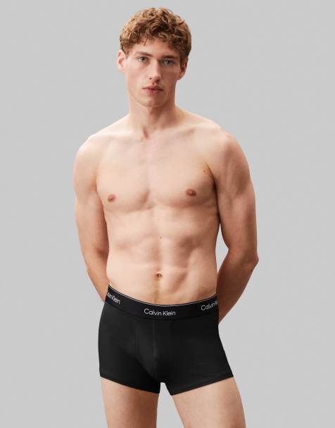 Calvin Klein Icon – Cotton Stretch – Helsvarta trunks i bomull, 3-pack - view 1