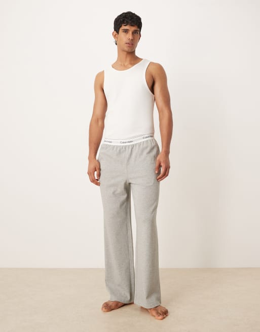 Calvin Klein – Icon Cotton Stretch – Pyjama-Hose in Grau, 2 von 5