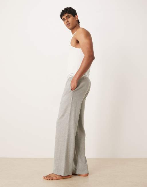 Calvin Klein – Icon Cotton Stretch – Pyjama-Hose in Grau, 3 von 5