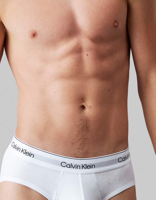 Calvin Klein - Icon - Cotton Stretch - Set van 3 katoenen boxershorts in wit, 3 van 4