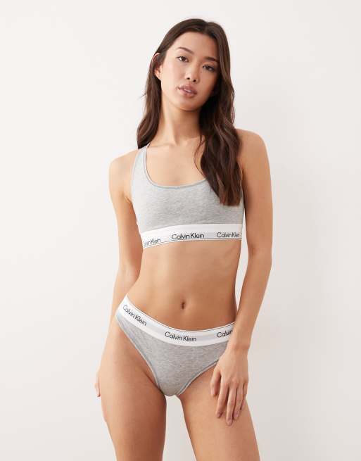 Calvin Klein - Icon - Mix en match - Set van modal in grijs, 4 van 6