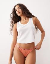 Tommy Jeans Claire repeat logo wide leg jeans in dark wash