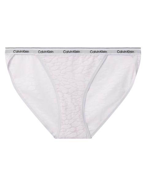 Calvin Klein Icon Lace string bikini briefs in lilac - view 1