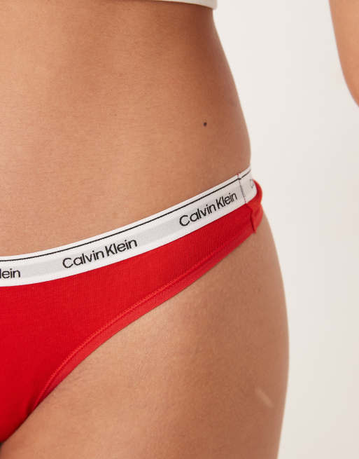 Calvin Klein - Icon Logo - Perizoma rosso, 2 di 4