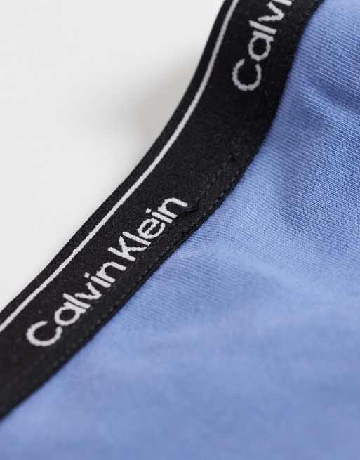 Calvin Klein – Icon Logo – Tangas in verschiedenen Farben mit schwarzem Bund, 7-er Pack , 3 von 3