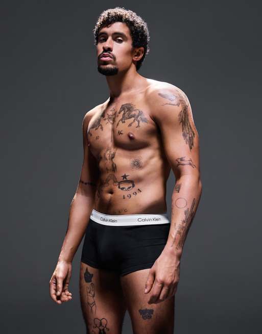 Calvin Klein - Icon - Pakke med 3 sorte lavtaljede boksershorts i strækbomuld, 2 af 4