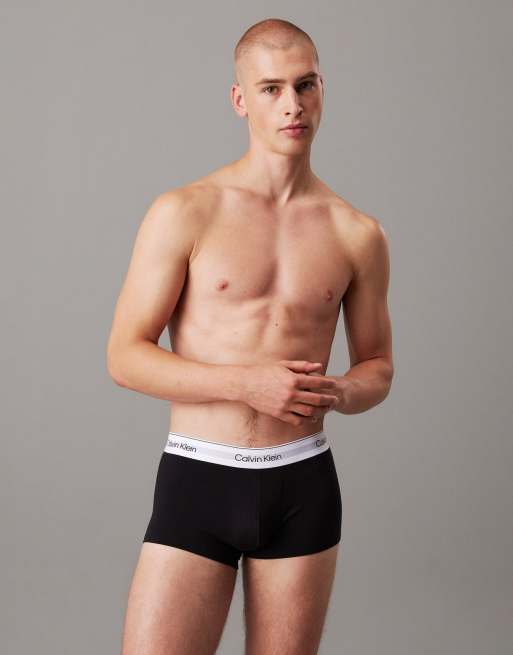 Calvin Klein - Icon - Pakke med 3 sorte lavtaljede boksershorts i strækbomuld, 3 af 4