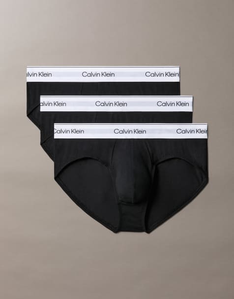 Calvin Klein – Icon – Svarta kalsonger i stretchig bomull, 3-pack - view 1