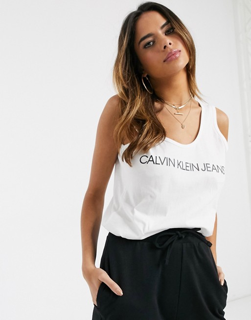 Calvin Klein Institutional slim fit logo vest