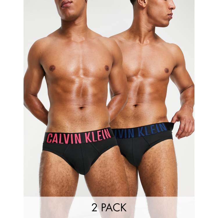 CALVIN KLEIN Men's classic intense power COTTON hip brief M L BLK