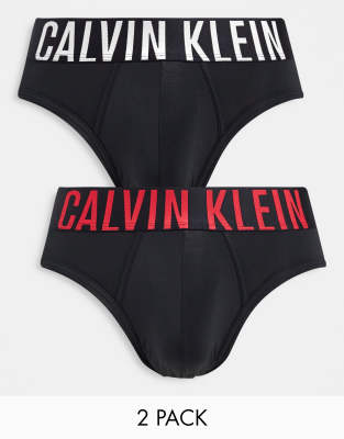 Calvin Klein 3-pack Moisture Wicking Briefs In Black