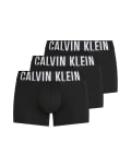 [Calvin Klein] Calvin Klein Intense Power 3 pack trunks in black with grey/white waistbands 44 B- MISTY GR, WHITE,