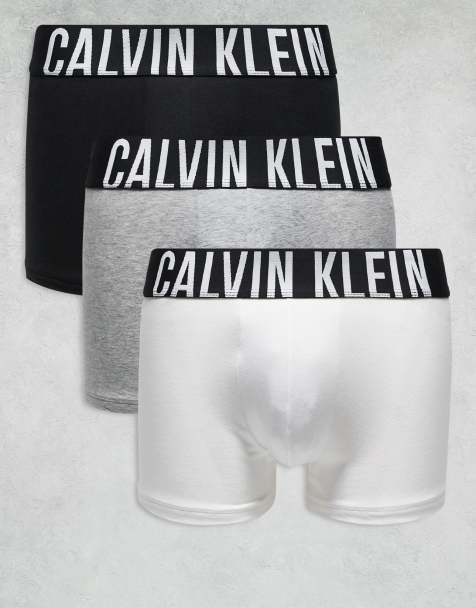 Calvin Klein – Intense Power – 3er-Pack Unterhosen in Schwarz/Weiß/Grau - view 1