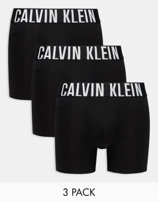 Calvin Klein Intense Power Boxer Briefs 3 Pack In Black