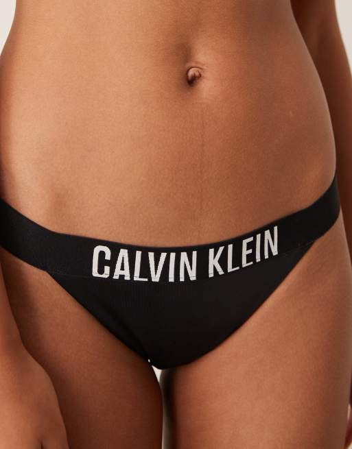 Calvin Klein – Intense Power – Brasilianische Bikinihose in Schwarz, 2 von 4