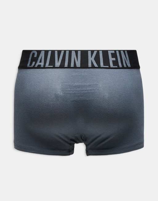 Calvin Klein - Intense Power - Confezione da 3 boxer aderenti in cotone color nero/menta/grigio, 3 di 3