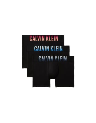 Calvin Klein Underwear 3er-Pack Herren Trunks in Schwarz aus Baumwoll-Jersey mit elastischem Logo-Bund in Größe L - Bild 9