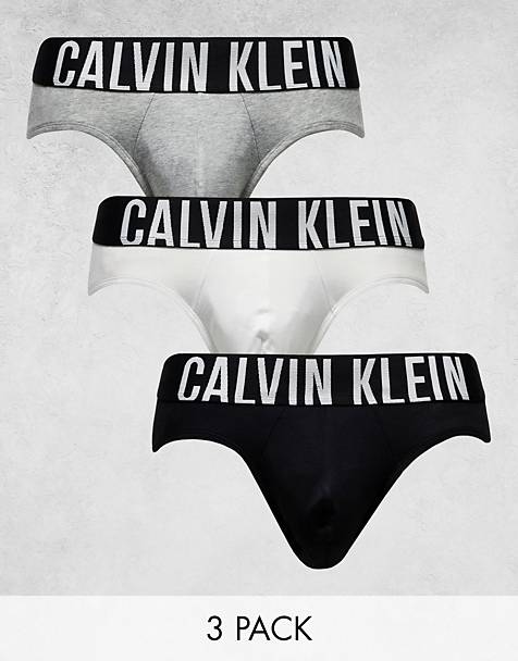 Calvin Klein intense power cotton stretch briefs 3 pack in multi