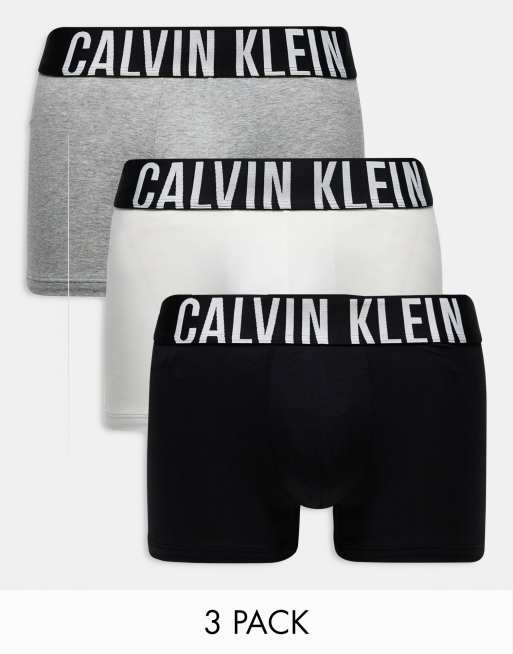  Calvin Klein intense power cotton stretch trunks 3 pack in multi