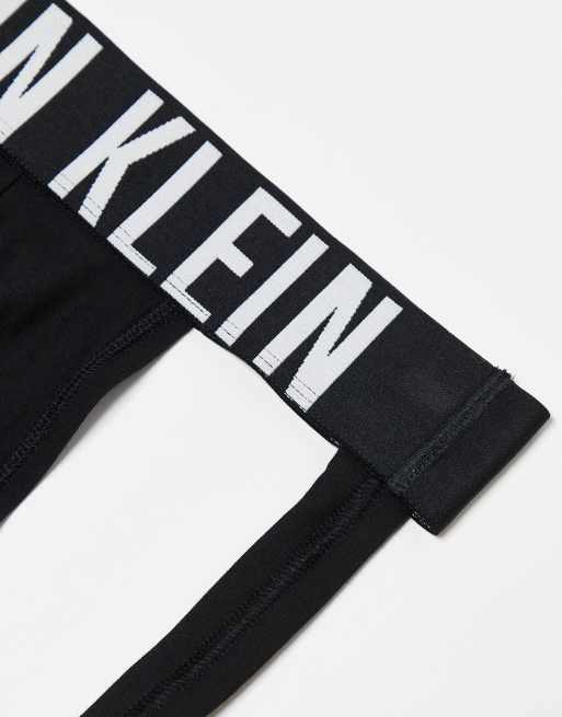 Calvin Klein - Intense Power - Lot de 3 jock-straps à taille griffée - Noir, 4 de 4