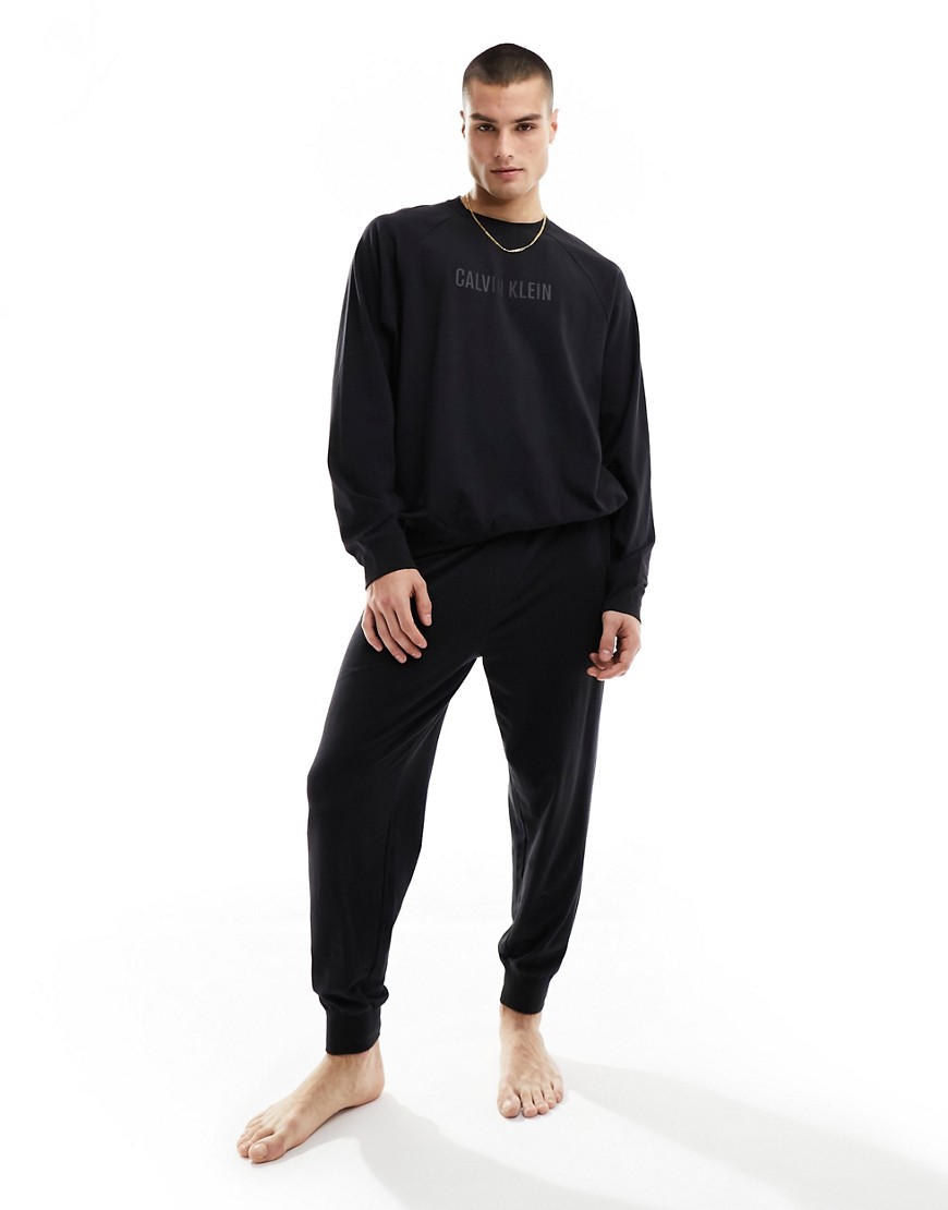 Calvin Klein intense power lounge joggers in black
