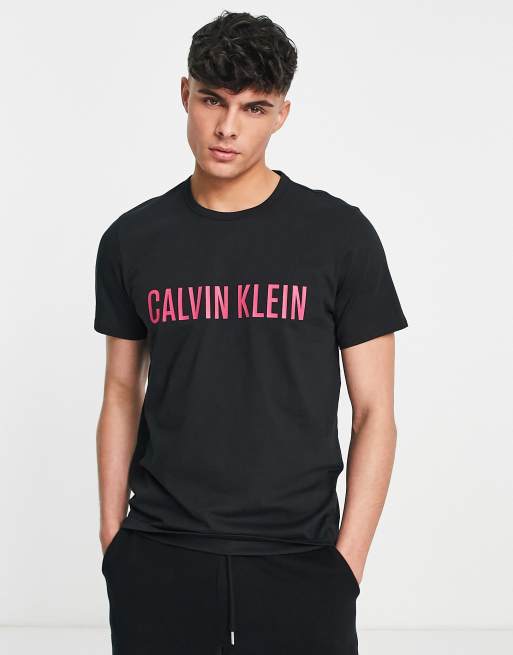 Calvin Klein - Intense Power - Lounge-T-shirt i sort
