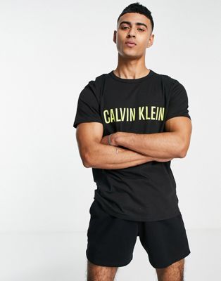 Calvin Klein Intense Power lounge t-shirt in black